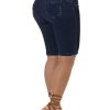 31Ru8BPZwUL.jpg Denim Mid Waist Butt Lifting Jeans Shorts for Women Bermuda Skinny Shorts