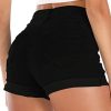 31Ukaq-vGL.jpg Women's Summer High Waisted Denim Shorts Folded Hem Casual Short Jeans