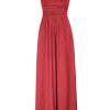 31hNIzQlasL.jpg Women Strapless Casual Loose Ruched Long Maxi Dress with Pockets