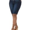 31m-ea8B6VL.jpg Denim Mid Waist Butt Lifting Jeans Shorts for Women Bermuda Skinny Shorts