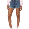 31rvtBEY1DL.jpg Women's Mid-Rise Slim Fit 4" Denim Shorts
