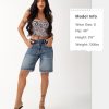 41-mdBljpBL.jpg Women's Stretchy Wide Leg High Waisted Frayed Hem Long Jean Shorts