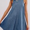 410XtHulVDL.jpg Women’s Denim Dress Summer Casual Sleeveless Jean Mini Dresses with Pockets