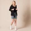 411i2QF4P8L.jpg womens 9" Denim Bermuda Shorts