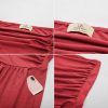413VQftPspL.jpg Women Strapless Casual Loose Ruched Long Maxi Dress with Pockets