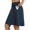 413pcdfntEL.jpg Women's Skorts Skirts 20" Knee Length,Tennis Golf Pickleball Sports Skirts with High Waisted Zipper Pockets
