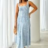 414pg8DnVJL.jpg Jean Dress for Women 2025 Vintage Sleeveless Slim High Waist Frayed Raw Long Maxi Denim Dresses