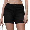 419cRIA154L.jpg Women's High Waisted Stretchy Denim Shorts 2025 Summer Hot Jean Shorts