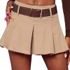41G3qCT780L.jpg Women's Casual A Line Flare Jean Denim Mini Skirts with Pocket