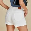 41Gt4F70aNL.jpg Jean Skorts for Woman Trendy High Waisted Stretchy Denim Skirt with Shorts Y2K Mini Skort Skirts Country Concert