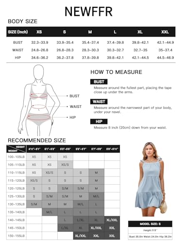 41Nlj1umXxL.jpg Womens Summer Denim Dress Square Neck Ruffle Trim Sleeveless Babydoll Flowy Jean Dresses with Pockets