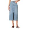 Women's Low Stretch Regular-Fit High-Rise Long Jean Skirt