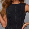 41SHA55YmxL.jpg Denim Dress for Women Sleeveless Babydoll Tank Jean Dress Slim Fit A-Line Summer Dresses for Women 2025
