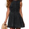 41TVyJ7rZ3L.jpg Denim Dress for Women Sleeveless Babydoll Tank Jean Dress Slim Fit A-Line Summer Dresses for Women 2025