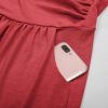 41Y-Oi8lSwL.jpg Women Strapless Casual Loose Ruched Long Maxi Dress with Pockets