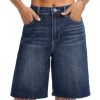 41c2QLoeMTL.jpg Women's Jorts Baggy High Waisted Jean Shorts Ripped Denim Bermuda Shorts Y2K Shorts