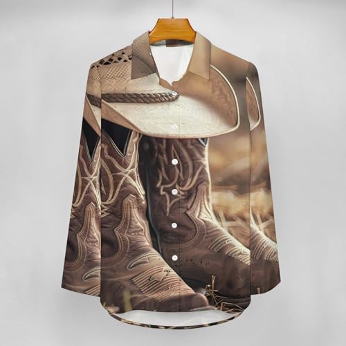 Western Vintage Denim Style Womens Button Down Shirts Long Sleeve Dress Shirts Casual Blouses Irregular Hem Tops