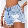 41mIY3EyWtL.jpg Women's Denim Shorts High Waisted Ripped Distressed Casual Jean Shorts with Pockets