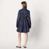 41qa6yJiNL.jpg Women's Fit and Flare Denim Chambray Long-Sleeve Tiered Shirtdress