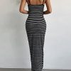 41qqsl0ui-L.jpg women's dress Striped Print Cami Bodycon Dress without Denim Jacket dress IPADSA