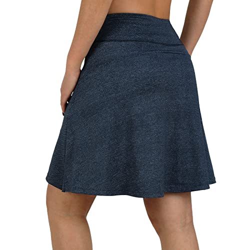 41sQbTTqXTL.jpg Women's Skorts Skirts 20" Knee Length,Tennis Golf Pickleball Sports Skirts with High Waisted Zipper Pockets