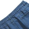 41sYuHhvq4L.jpg Women's Summer Casual Elastic Waist Pockets Work Midi Denim A Line Skirt