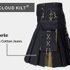 41trPNKsoaL.jpg " Kilt for Men, Modern Scottish Utility Jeans Hybrid Kilt