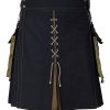 41txhE4rbvL.jpg " Kilt for Men, Modern Scottish Utility Jeans Hybrid Kilt