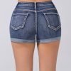 41vRthSCkYL.jpg Stretchy Jean Shorts for Women Ripped High Waisted Cuffed Denim Shorts