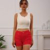 41w7KQ9RRLL.jpg Women's Denim Shorts High Rise Stretchy Distressed Jorts Denim Raw Hem Jean Shorts with Pockets Summer Casual