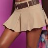 41zP9ZghIZL.jpg Women's Casual A Line Flare Jean Denim Mini Skirts with Pocket