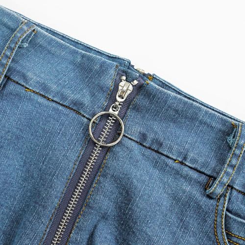 513fisSn3CL.jpg Women's Stretch Mini Denim Shorts Low Waist Hot Pants Clubwear