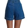 513miygwzML.jpg Women's Denim 2 Piece Set Casual Business Sleeveless Jean Blazer Vest Tops and Shorts Outfit Tracksuits