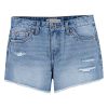 Girls Girlfriend Fit Denim Shorty Shorts