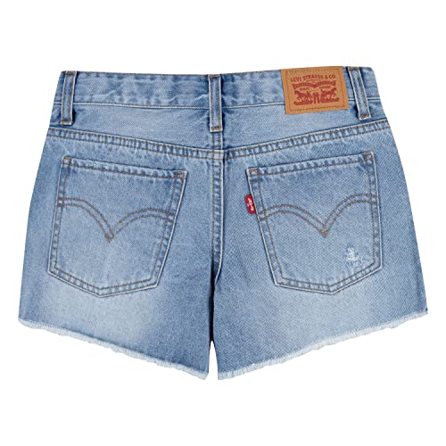 Girls Girlfriend Fit Denim Shorty Shorts