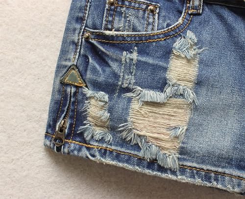 519M-wMEzNL.jpg Women's Low Rise Summer Ripped Distressed Frayed Denim Shorts Sexy Jean