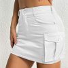 51AKtURJpPL.jpg Womens Mini Cargo Skirts Y2k Denim Skirt with Pockets Low Waist Button Jean Skirts for Women