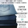 51EfV7V9ymL.jpg Women’s Ease into Comfort Pull-On Stretch Denim Skirt – Soft Jean Fabric, Flattering Slim Fit, All-Day Comfort