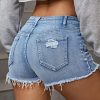 51F-QL3sWkL.jpg Women's Ripped Distressed Skinny Denim Shorts