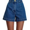 51FsKR9m29L.jpg Women's Denim 2 Piece Set Casual Business Sleeveless Jean Blazer Vest Tops and Shorts Outfit Tracksuits
