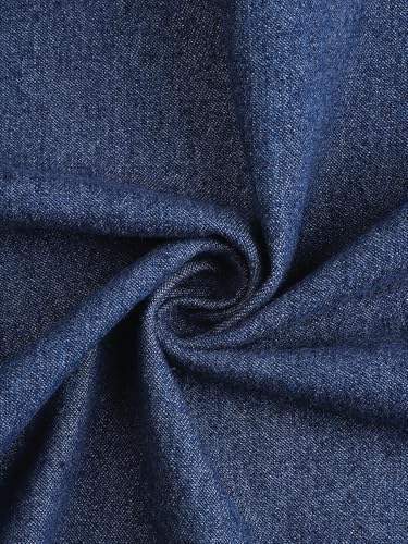 Denim Dress for Women Plus Size Button Down Babydoll Sundress Jean Dress with Pockets 2025 Vacation