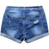 51K1CRt2IZL.jpg Women's Stretchy Denim Mid Rise Jean Shorts with Pockets…