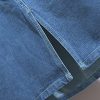 51WB6YXi9xL.jpg Women's Summer Casual Elastic Waist Pockets Work Midi Denim A Line Skirt