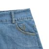 51lQqo348wL.jpg Women's Stretch Mini Denim Shorts Low Waist Hot Pants Clubwear