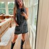 51nHSgCdWxL.jpg Womens Casual Sleeveless Denim Overalls Dresses Button Down Summer Jean Mini Dress 2025 Trendy Romper With Pockets