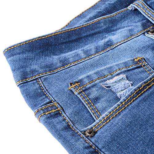 617EWomVLGL.jpg Women's Stretchy Denim Mid Rise Jean Shorts with Pockets…