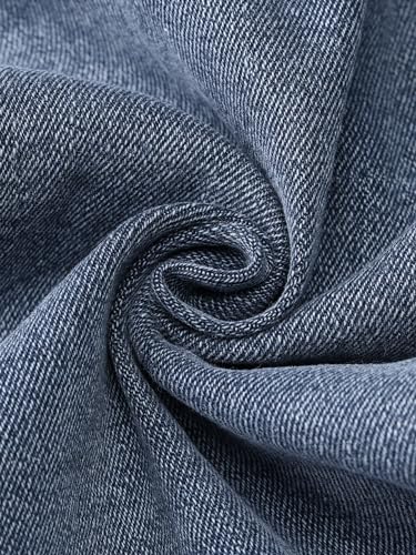 61W946vDi2L.jpg Denim Jean Skirt for Women's High Waist Bodycon Ruffles Fishtail Skirts